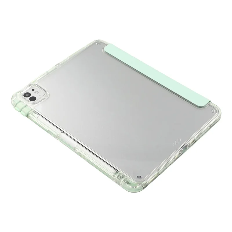 MUTURAL Crystal Shield Case for iPad Pro 11 (2025)  /  (2024) Trifold Stand Tablet Cover - Green