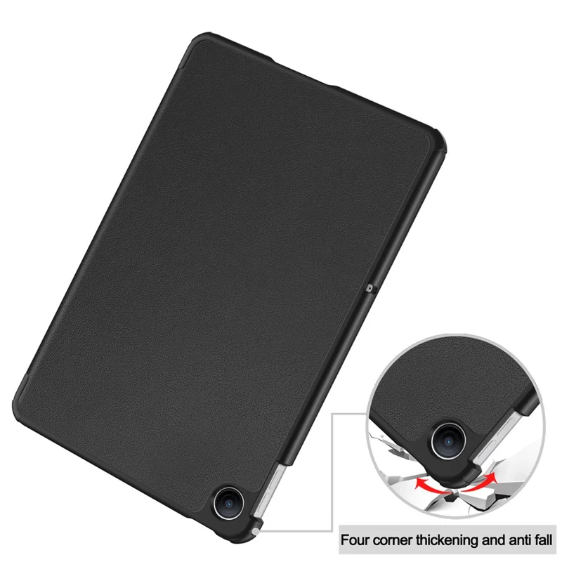 For Xiaomi Redmi Pad 2 9.7 / Pad 2 SE Case Anti-Drop Leather Stand Tablet Cover - Black
