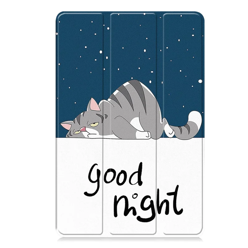 For Xiaomi Redmi Pad 2 9.7 / Pad 2 SE Case Tri-fold Stand Pattern Print Leather Tablet Cover - Cat