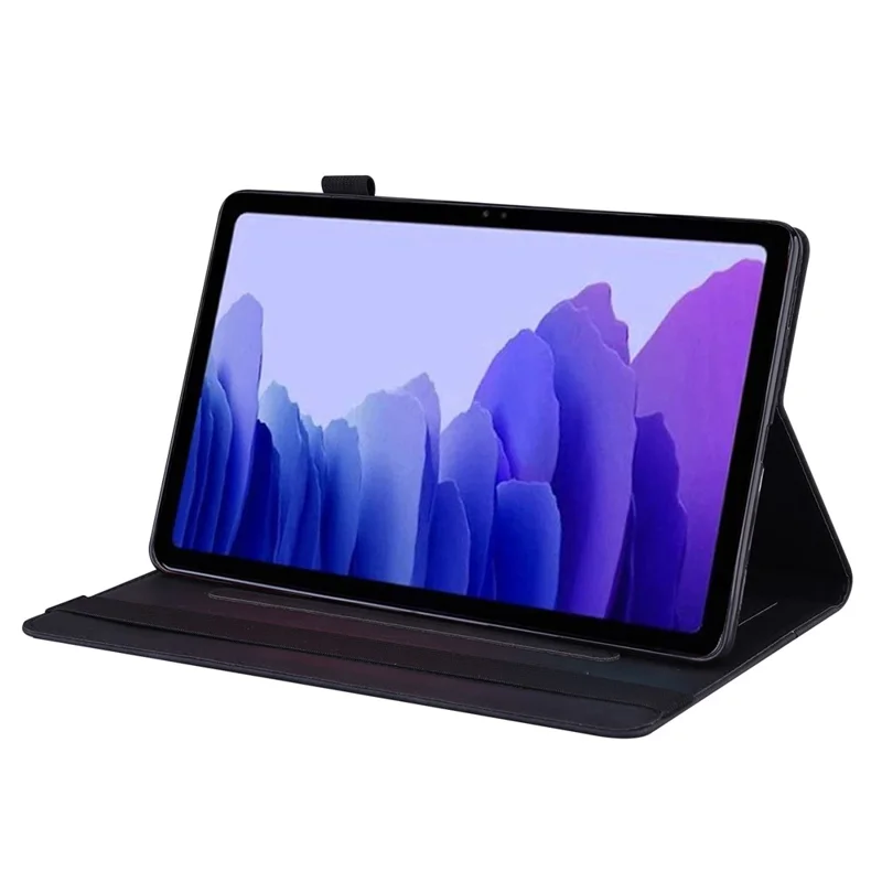 Capa de Folio Protetora em Pele Sintética para Oppo Pad Mini com Suporte para Cartões - Preto