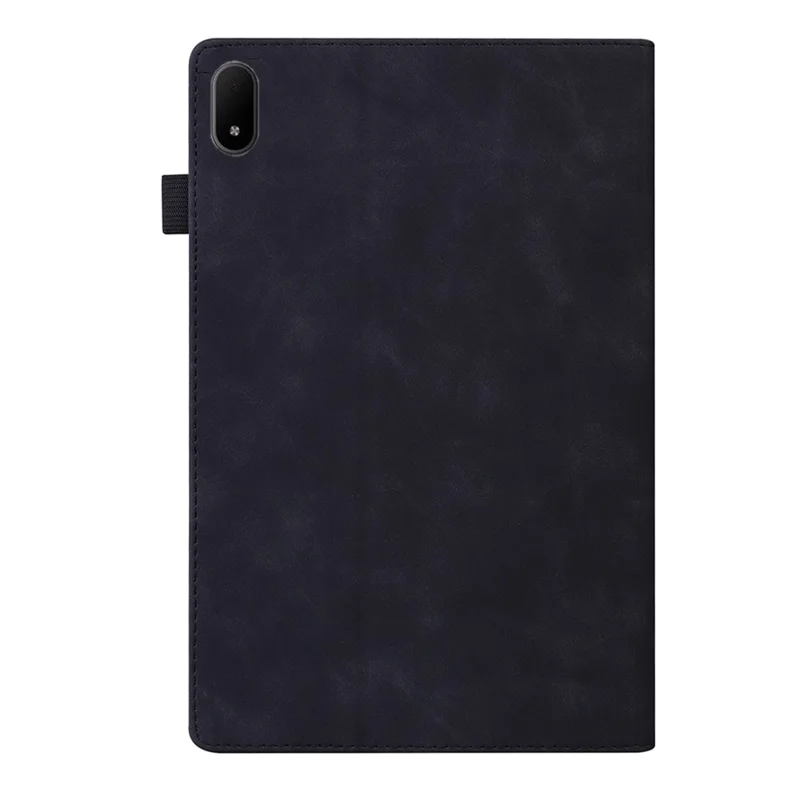 Capa de Folio Protetora em Pele Sintética para Oppo Pad Mini com Suporte para Cartões - Preto