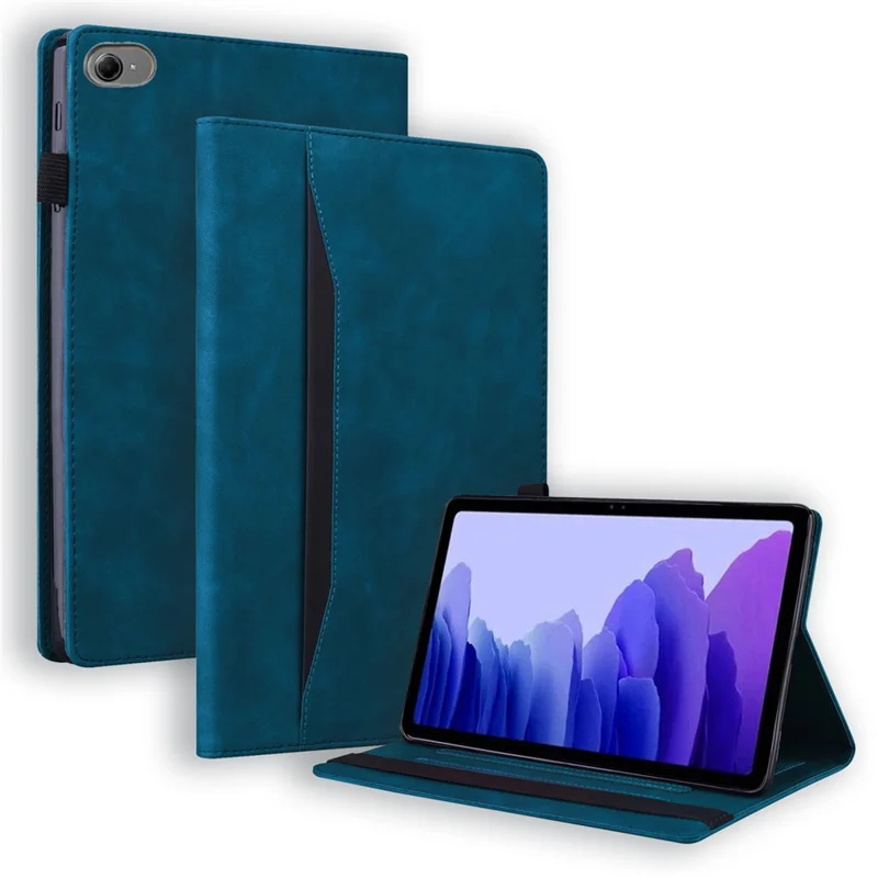 Funda tipo folio de cuero PU protectora con soporte para tarjetas para Xiaomi Redmi K Pad 2 - Azul