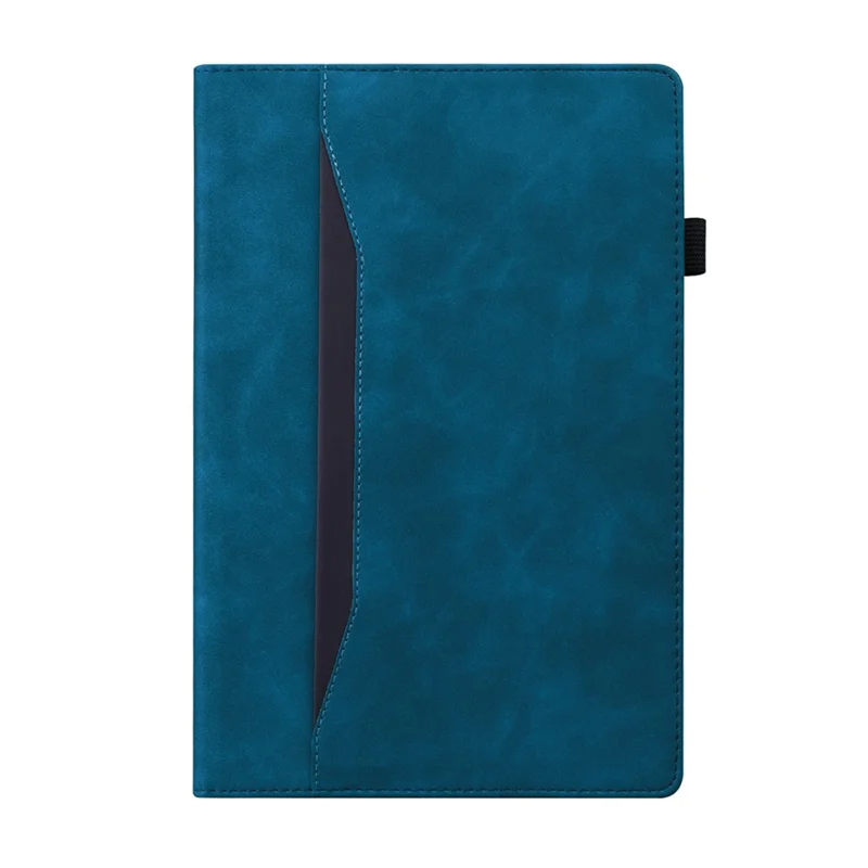 Funda tipo folio de cuero PU protectora con soporte para tarjetas para Xiaomi Redmi K Pad 2 - Azul