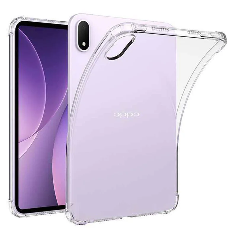 Capa Transparente em TPU para Tablet, à Prova de Choques nos Quatro Cantos, para Oppo Pad Mini - Transparente