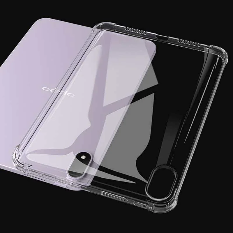 Capa Transparente em TPU para Tablet, à Prova de Choques nos Quatro Cantos, para Oppo Pad Mini - Transparente