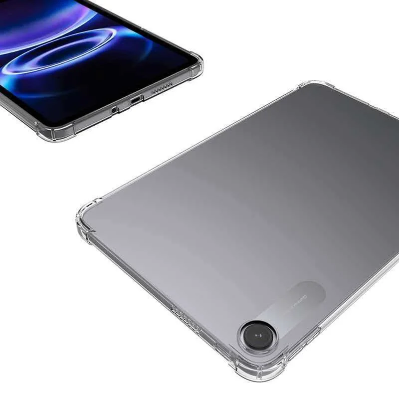 Transparante TPU-hoes voor Xiaomi Redmi Pad 2 SE met vierhoekige schokbestendige bescherming - Transparant