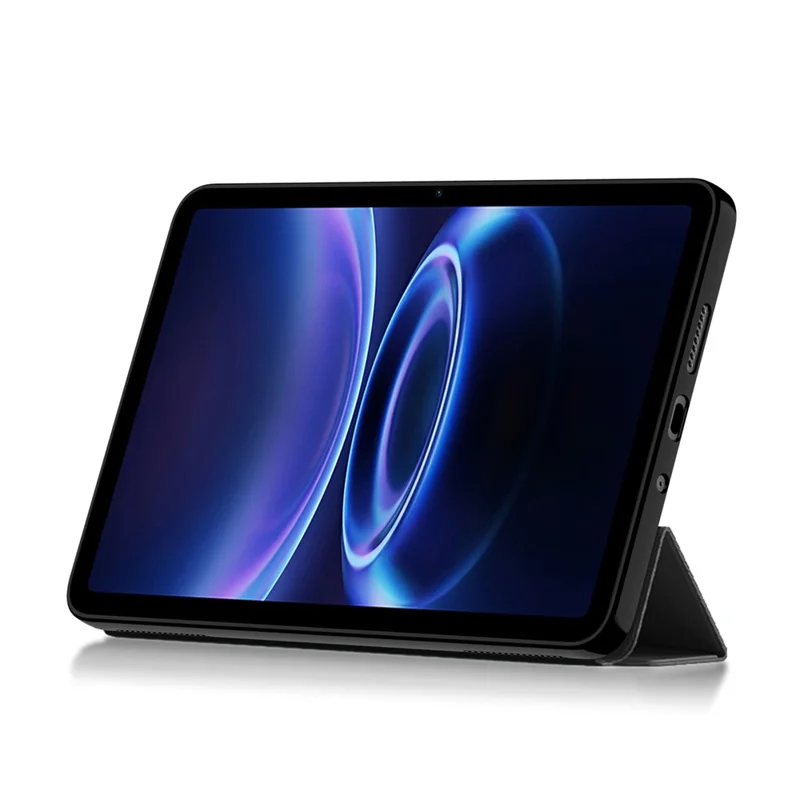 Folia na Xiaomi Redmi Pad 2 SE, etui z poliuretanowym futerałem TPU, trójwarstwowe stojak - Czarny