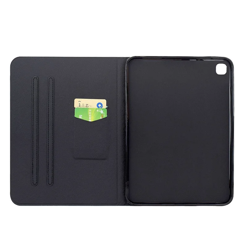 Tablet Case For iPad 10.2 (2021) / (2020) / (2019) Pattern Printing Stand Leather Cover with Card Slots - Starry Night Cat