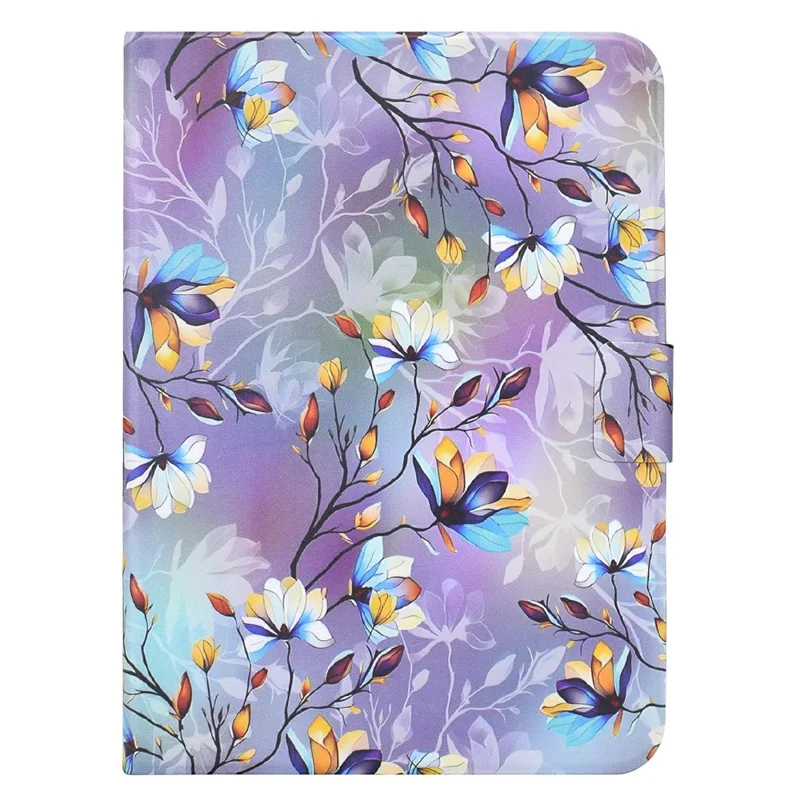 Tablet Case For iPad Pro 11 (2022) / (2021) / (2020) / (2018) Pattern Printing Stand Leather Cover with Card Slots - Magnolia