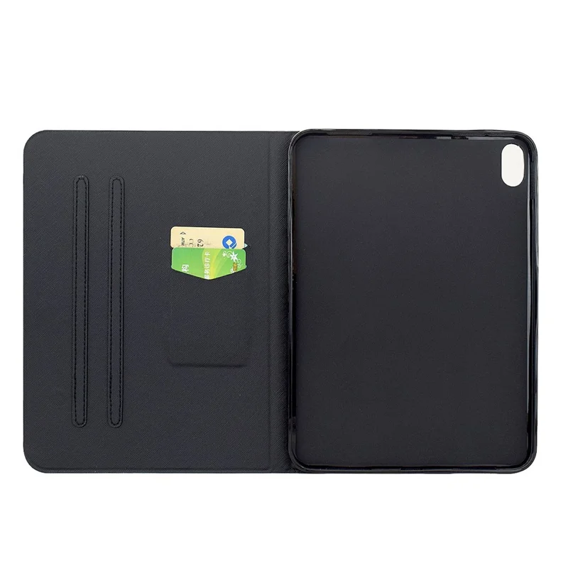 Чехол для планшета Xiaomi Redmi Pad 2 11 с рисунком, подставка, кожаный чехол с кармашками для карт — Звёздная ночь, кот