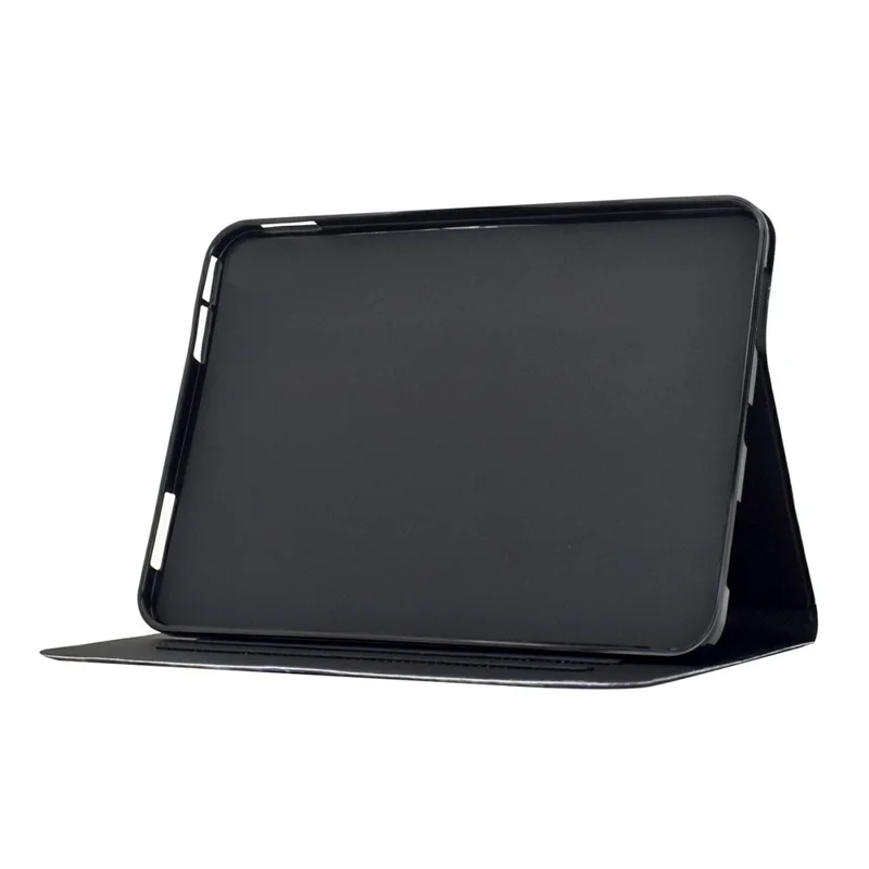 Capa de Couro com Estampa de Estilo para Amazon Kindle Paperwhite (2024), com Suporte e Slots para Cartões - Gato na Noite Estrelada