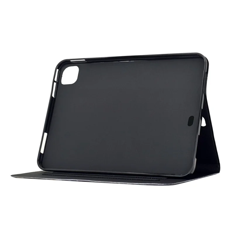 Für Honor Pad X9a Hülle mit Musterdruck Ständer Ledertasche mit Kartenfächern - Sternennacht Katze