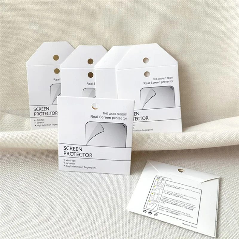 100Pcs Universal Packaging Card Paper Bags for Mobile Phone Watch Camera Lens Film