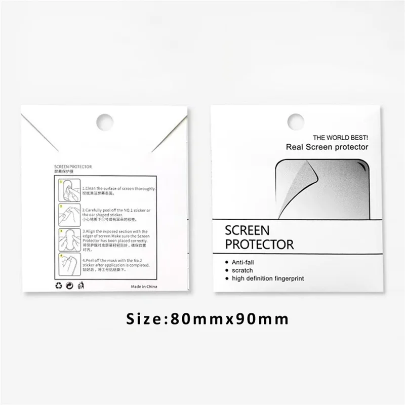 100Pcs Universal Packaging Card Paper Bags for Mobile Phone Watch Camera Lens Film