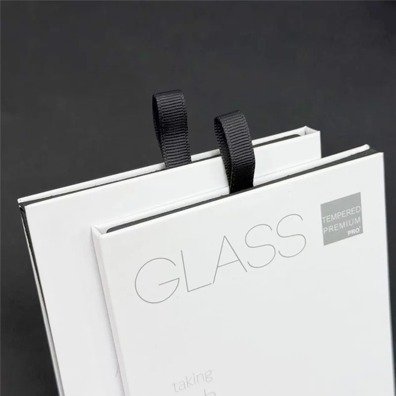 100Pcs Tempered Glass Screen Protector Packaging Box with Hook Display Box