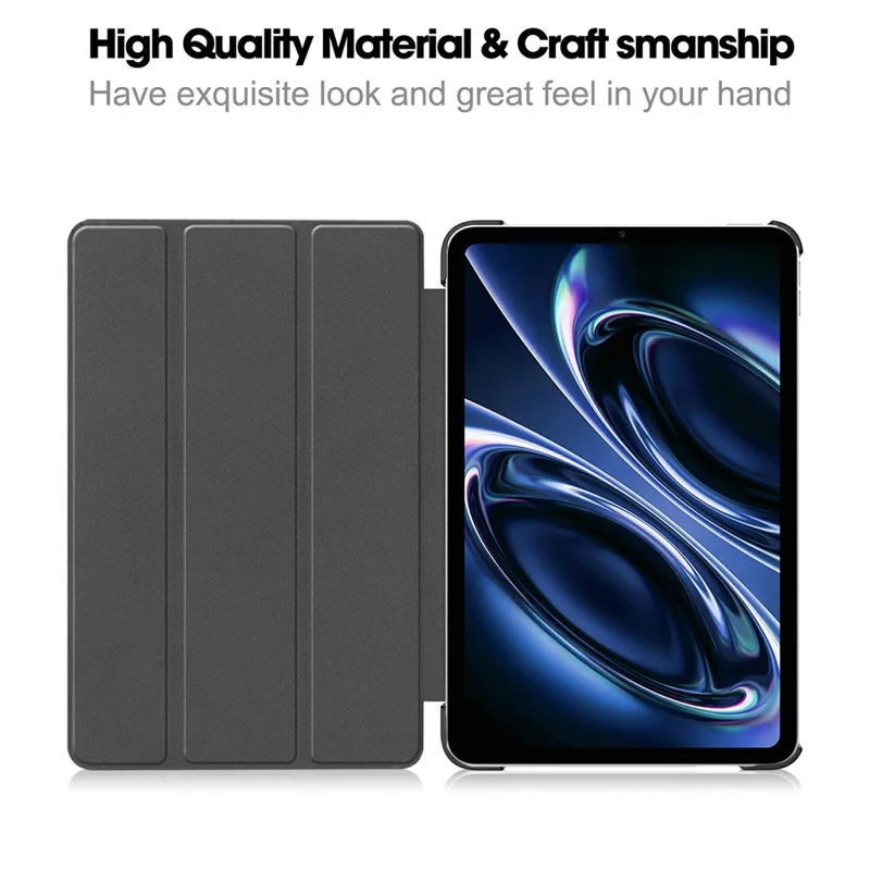 For Xiaomi Redmi K Pad 2 Case Anti-Drop Leather Stand Tablet Cover - Black
