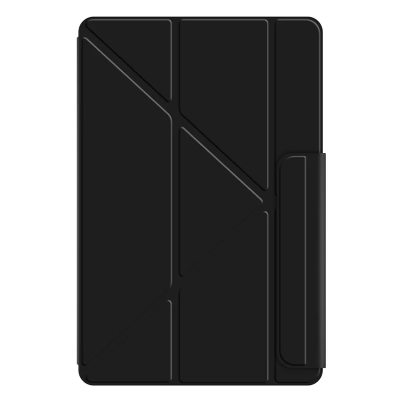 Étui de type Y pour Honor MagicPad 3 Pro 12,3, étui de protection magnétique en cuir PU anti-rayures avec support - Noir