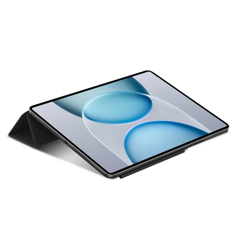 Étui de type Y pour Honor MagicPad 3 Pro 12,3, étui de protection magnétique en cuir PU anti-rayures avec support - Noir