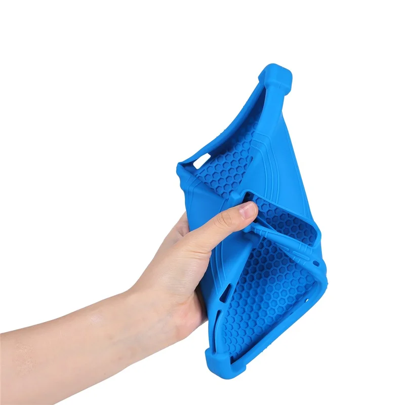 For Lenovo Legion Y700 (Gen 5) Tablet Case Adjustable Kickstand Silicone Tablet Protective Cover - Dark Blue