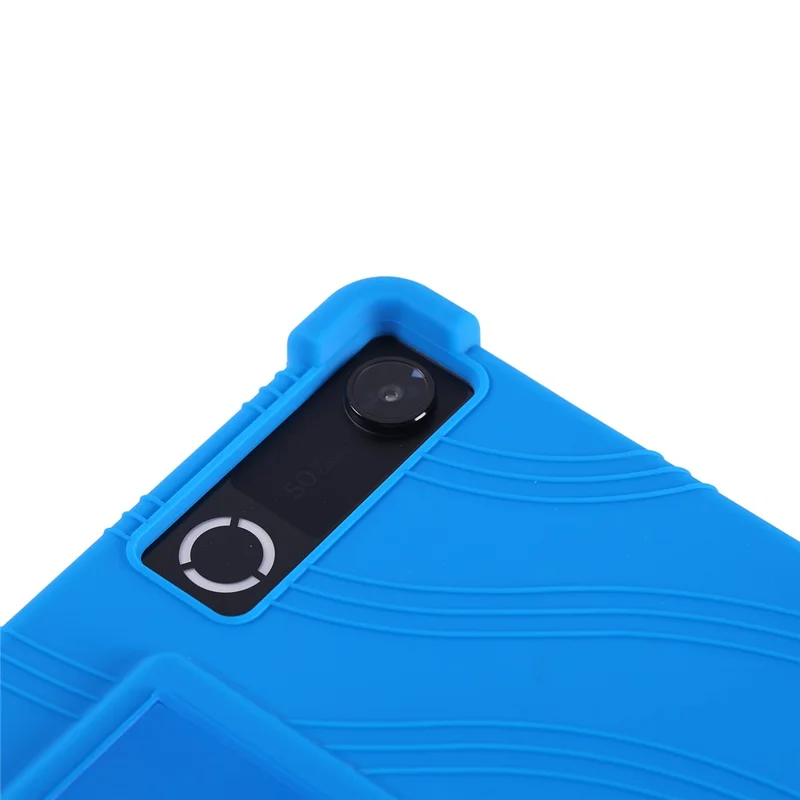 For Lenovo Legion Y700 (Gen 5) Tablet Case Adjustable Kickstand Silicone Tablet Protective Cover - Dark Blue