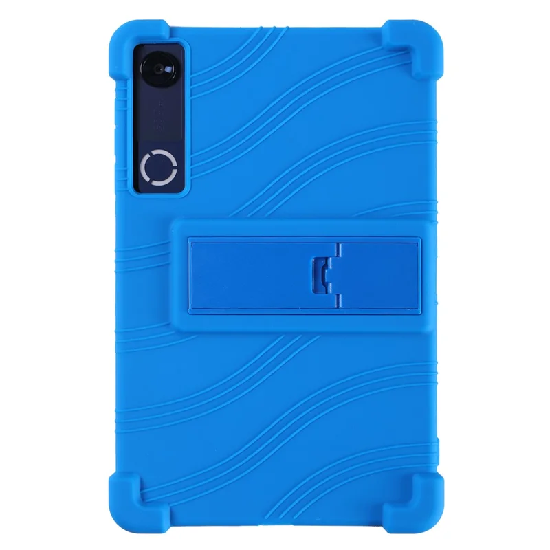 For Lenovo Legion Y700 (Gen 5) Tablet Case Adjustable Kickstand Silicone Tablet Protective Cover - Dark Blue