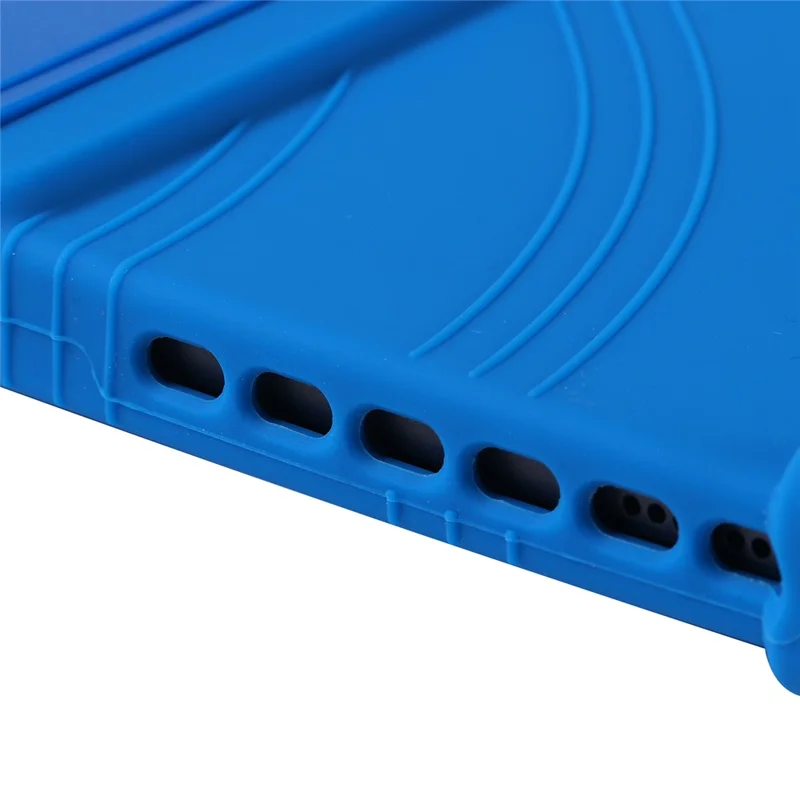 For Teclast P50T Tablet Case Adjustable Kickstand Silicone Tablet Protective Cover - Dark Blue
