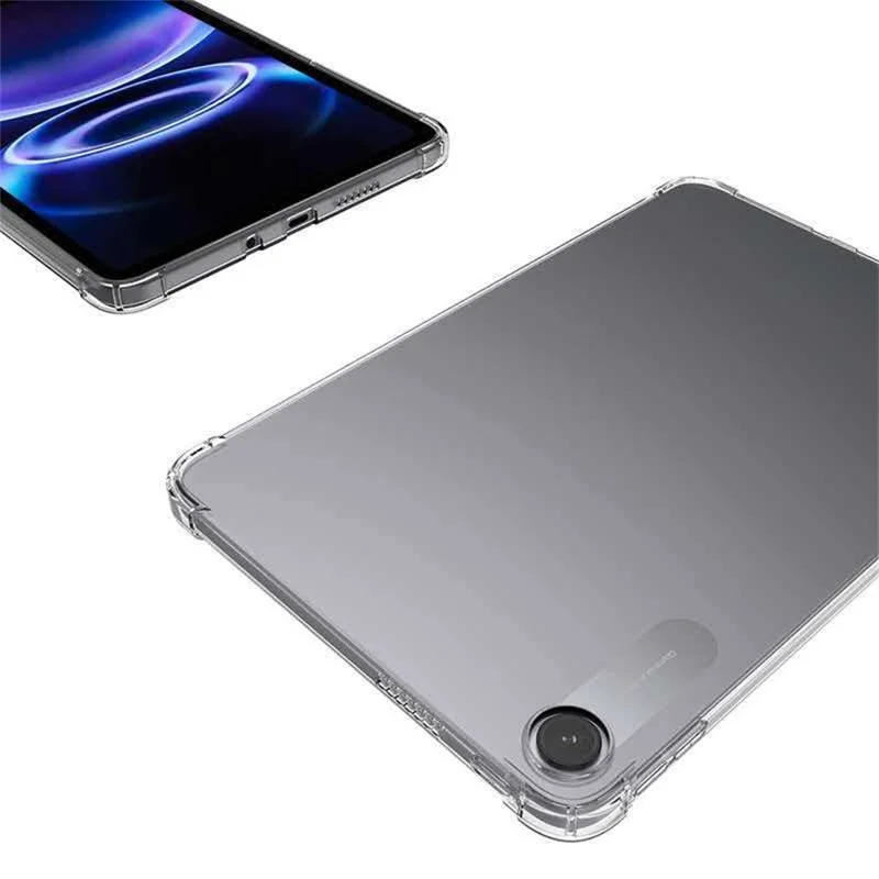 For Xiaomi Redmi Pad 2 9.7  /  Pad 2 SE Case TPU Drop-Resistant Clear Tablet Cover + Tempered Glass Screen Film