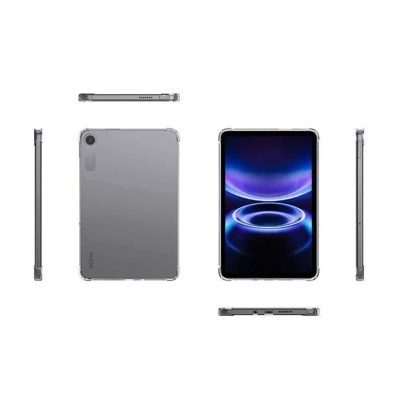 For Xiaomi Redmi Pad 2 9.7  /  Pad 2 SE Case TPU Drop-Resistant Clear Tablet Cover + Tempered Glass Screen Film
