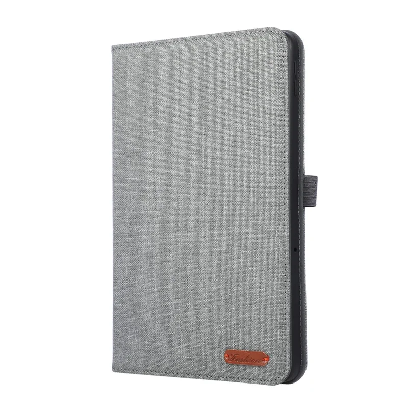 Tabletcover met standaard en kaarthouder voor Xiaomi Redmi Pad 2 9.7 / Pad 2 SE, stoffenstructuur lederen tabletcover - Grijs