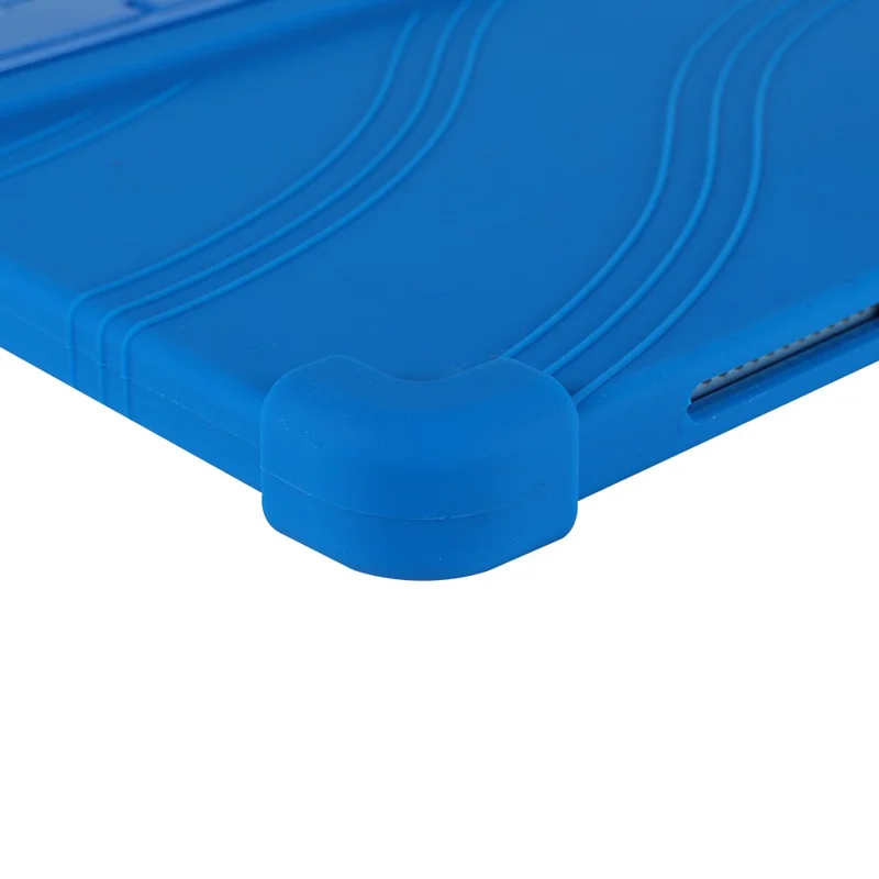 For Honor MagicPad 3 Pro 12.3 Tablet Case Adjustable Kickstand Silicone Tablet Protective Cover - Dark Blue