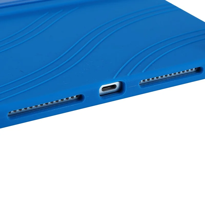 For Honor MagicPad 3 Pro 12.3 Tablet Case Adjustable Kickstand Silicone Tablet Protective Cover - Dark Blue