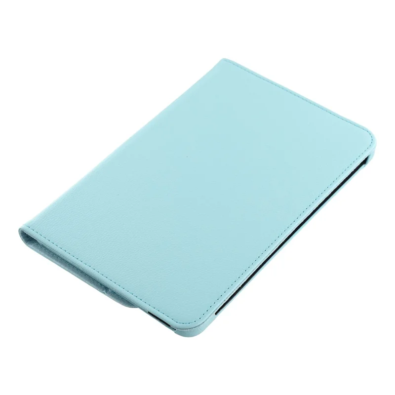 Für Xiaomi Redmi Pad 2 9,7 Zoll Hülle Drehbarer Ständer aus PU-Leder + PC-Tablet-Hülle mit Gummiband – Babyblau