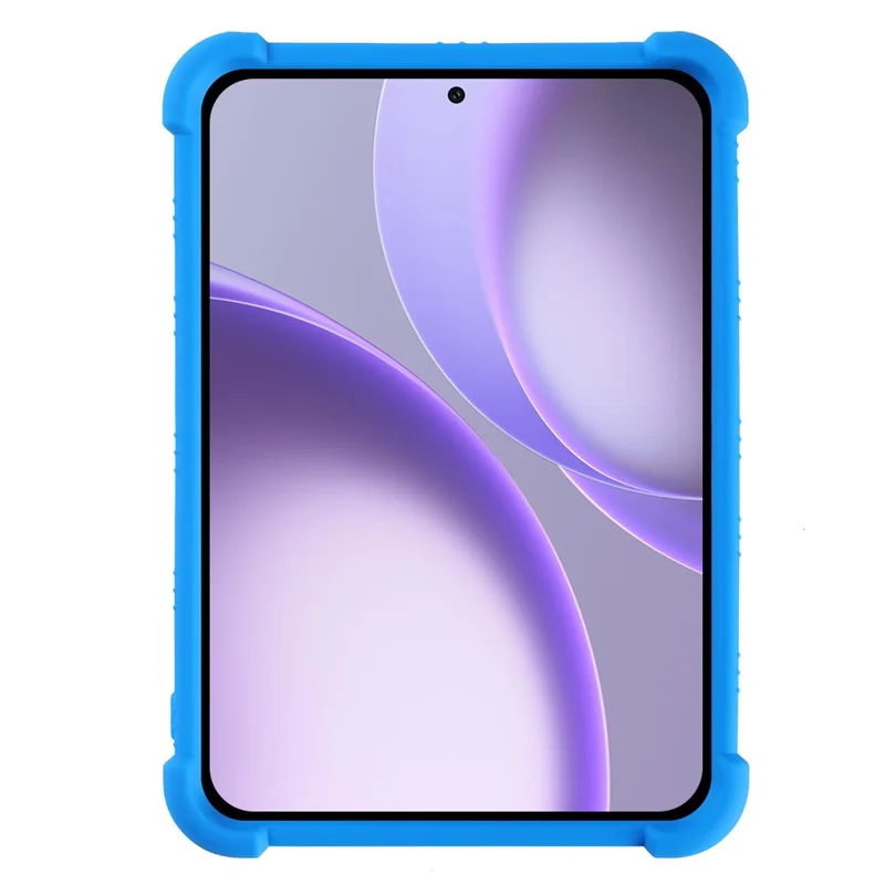 Capa para Oppo Pad Mini com Suporte Ajustável em Silicone Capa Protetora para Tablet - Azul Escuro