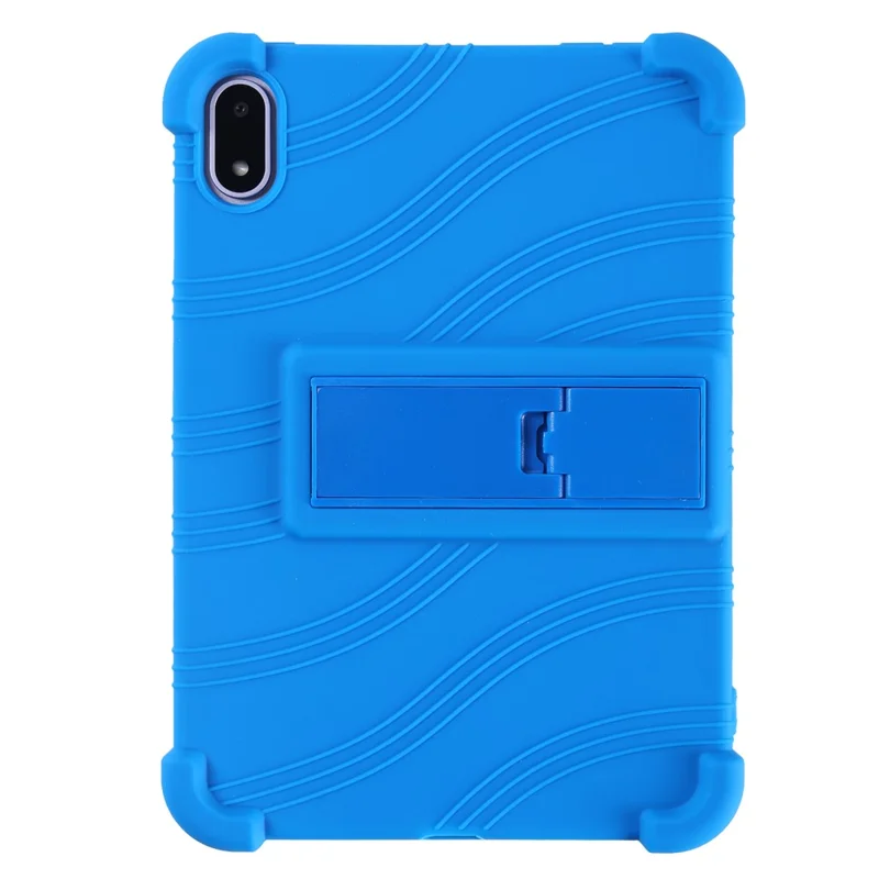 Capa para Oppo Pad Mini com Suporte Ajustável em Silicone Capa Protetora para Tablet - Azul Escuro