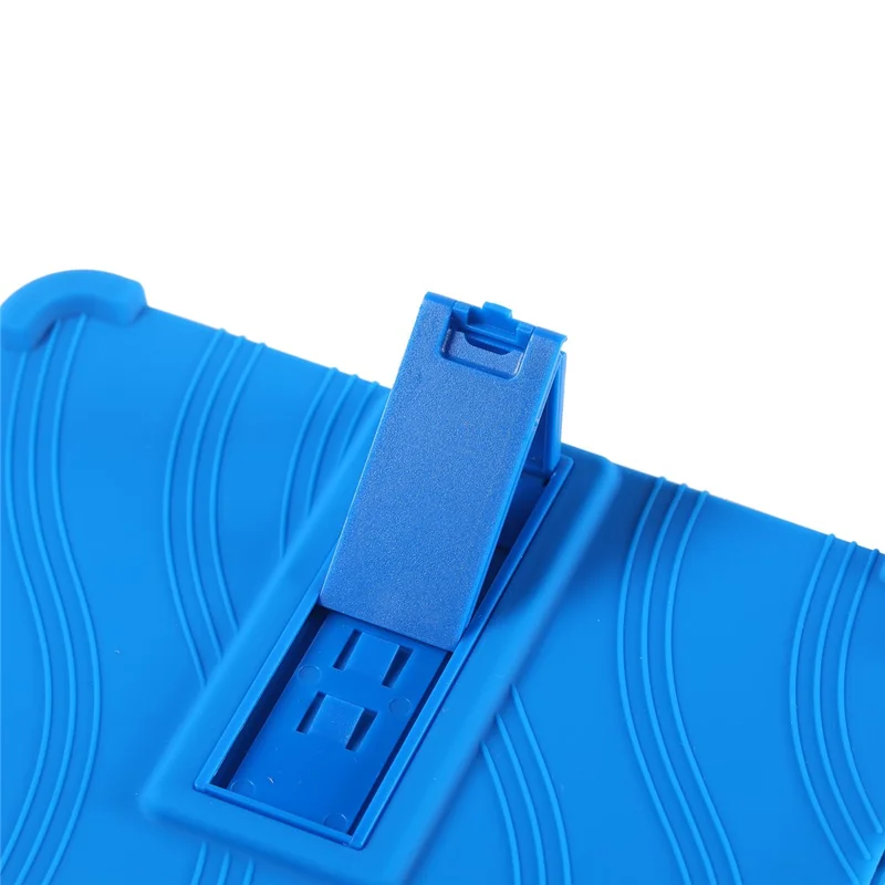 Capa para Oppo Pad Mini com Suporte Ajustável em Silicone Capa Protetora para Tablet - Azul Escuro
