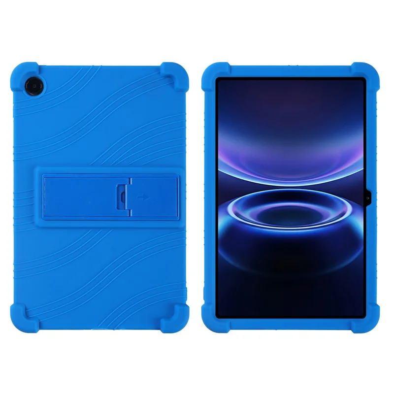 Etui na Xiaomi Redmi Pad 2 SE z regulowaną podpórką, silikonowa ochronna obudowa na tablet - ciemnoniebieska