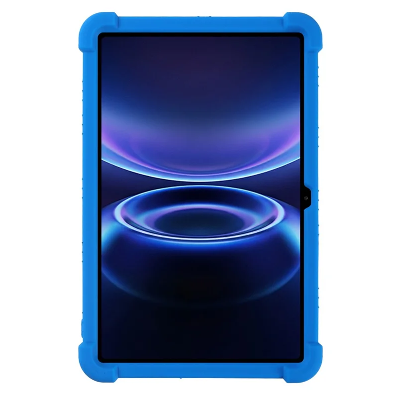Etui na Xiaomi Redmi Pad 2 SE z regulowaną podpórką, silikonowa ochronna obudowa na tablet - ciemnoniebieska