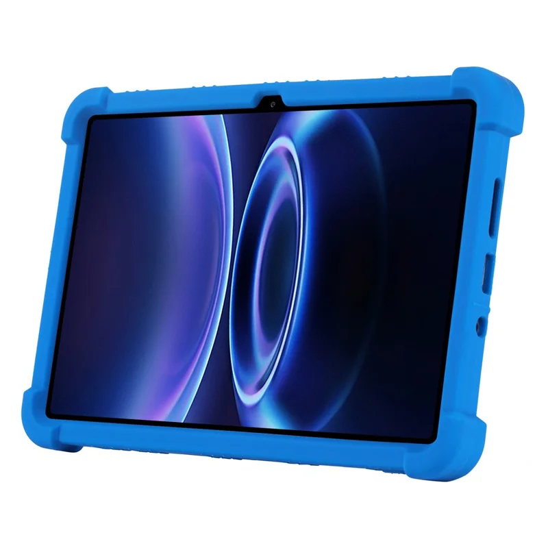 Etui na Xiaomi Redmi Pad 2 SE z regulowaną podpórką, silikonowa ochronna obudowa na tablet - ciemnoniebieska
