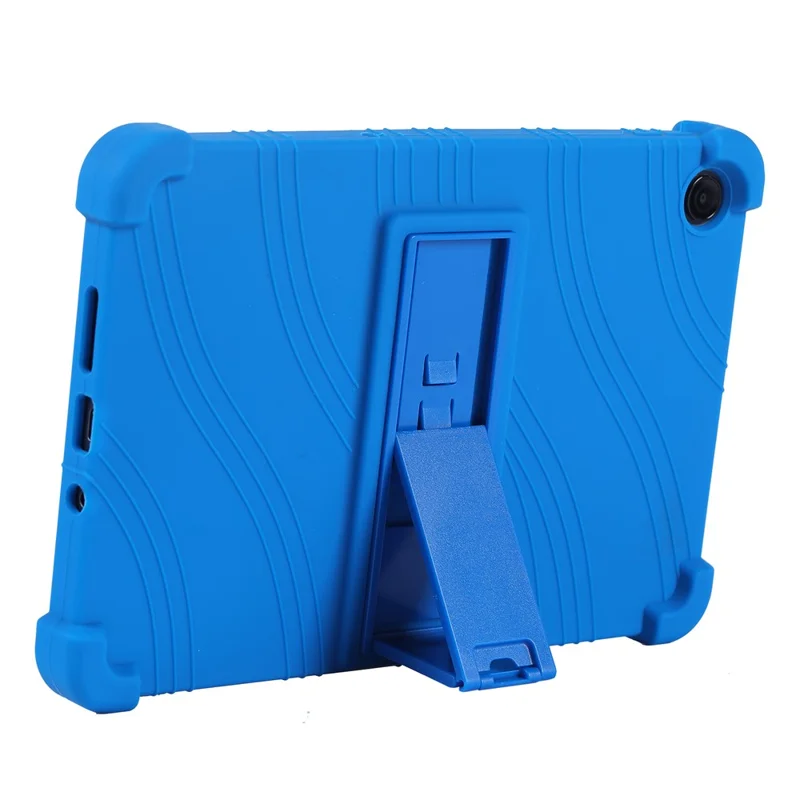 Etui na Xiaomi Redmi Pad 2 SE z regulowaną podpórką, silikonowa ochronna obudowa na tablet - ciemnoniebieska