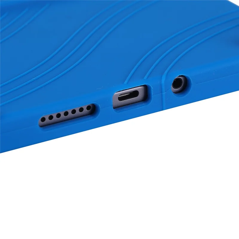 Etui na Xiaomi Redmi Pad 2 SE z regulowaną podpórką, silikonowa ochronna obudowa na tablet - ciemnoniebieska