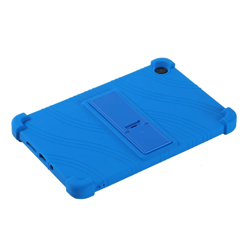Etui na Xiaomi Redmi Pad 2 SE z regulowaną podpórką, silikonowa ochronna obudowa na tablet - ciemnoniebieska