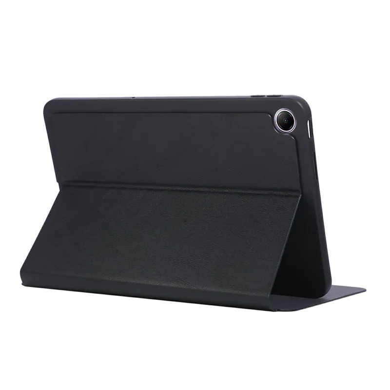 Voor Xiaomi Redmi Pad 2 9,7 / Pad 2 SE Schokbestendig Hoesje PU Leren Tabletcover met Stand - Zwart