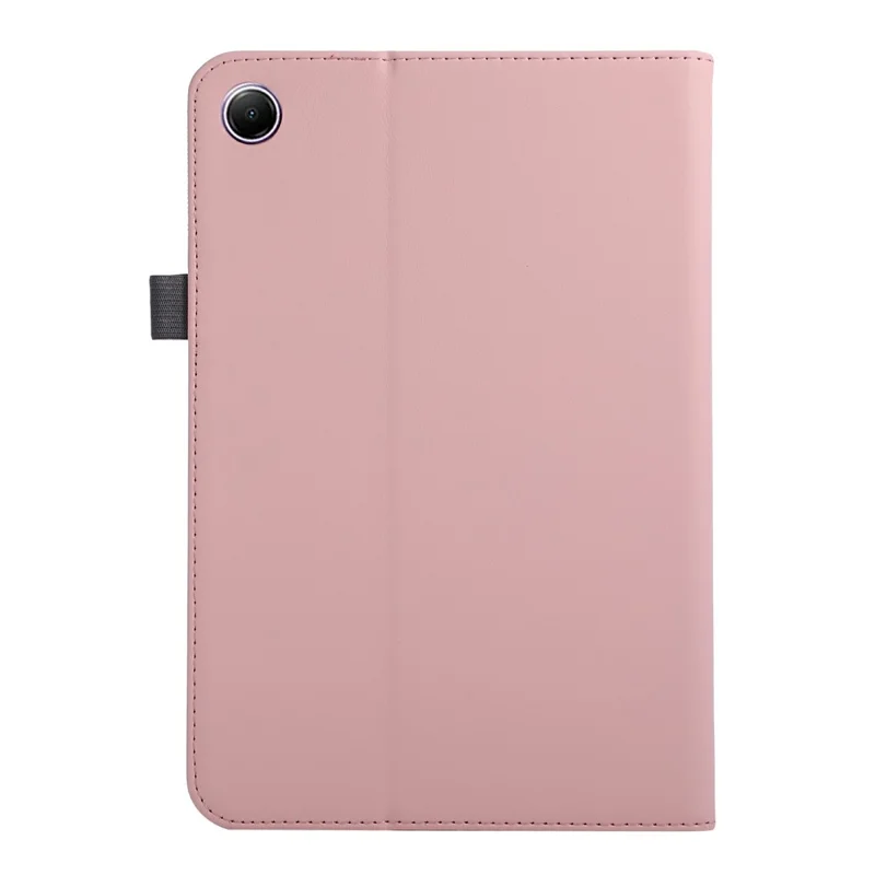 Чехол для планшета Xiaomi Redmi Pad 2 9,7 дюйма / Pad 2 SE, складной, с подставкой, из искусственной кожи, с напульсным ремешком — розовый