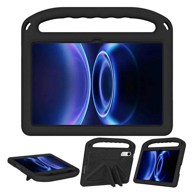 Handgriff-Tablet-Hülle aus EVA mit Ständer für Xiaomi Redmi Pad 2 SE / Pad 2 9,7 Zoll – Schwarz