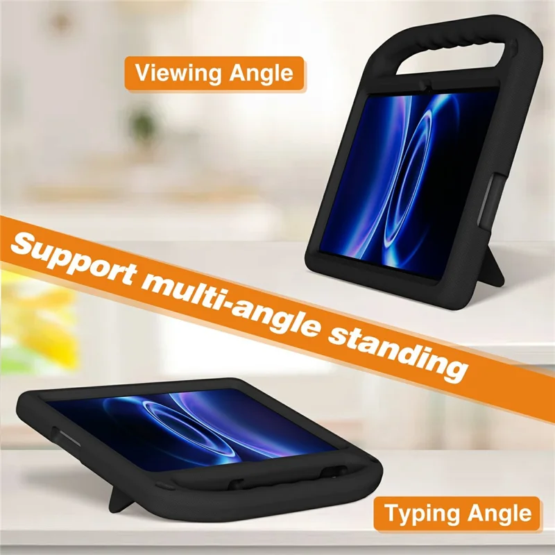 Handgriff-Tablet-Hülle aus EVA mit Ständer für Xiaomi Redmi Pad 2 SE / Pad 2 9,7 Zoll – Schwarz