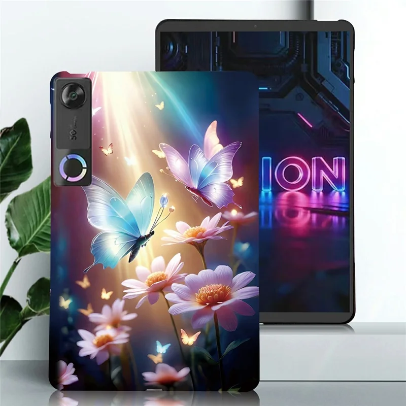 For Lenovo Legion Y700 (Gen 5) Case Pattern Printing Slim Soft TPU Tablet Cover - Butterfly Floral