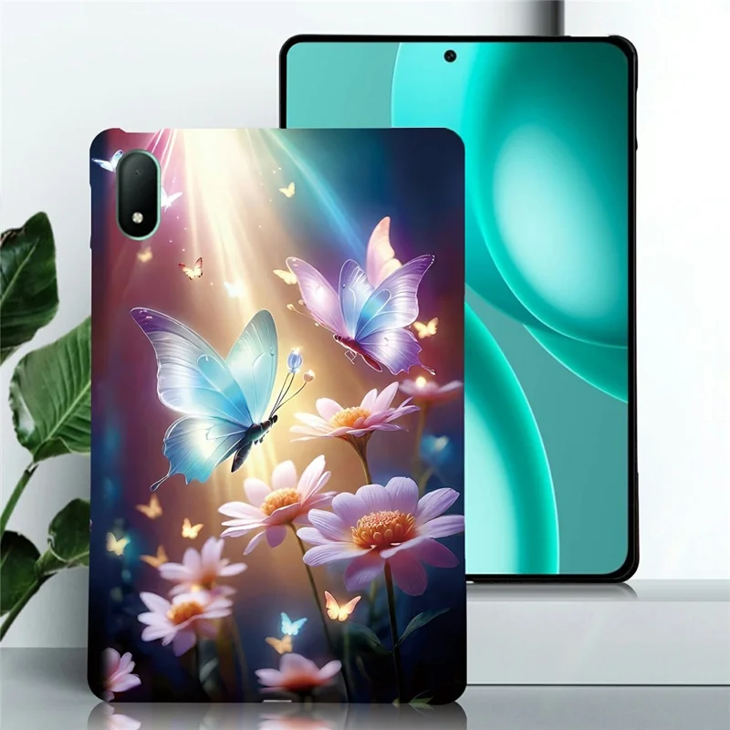 For Oppo Pad Mini Case Pattern Printing Slim Soft TPU Tablet Cover - Butterfly Floral