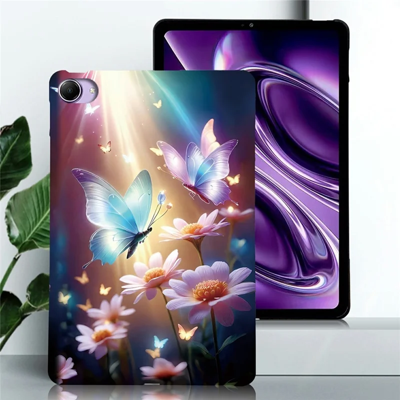 For Xiaomi Redmi K Pad 2 Case Pattern Printing Slim Soft TPU Tablet Cover - Butterfly Floral