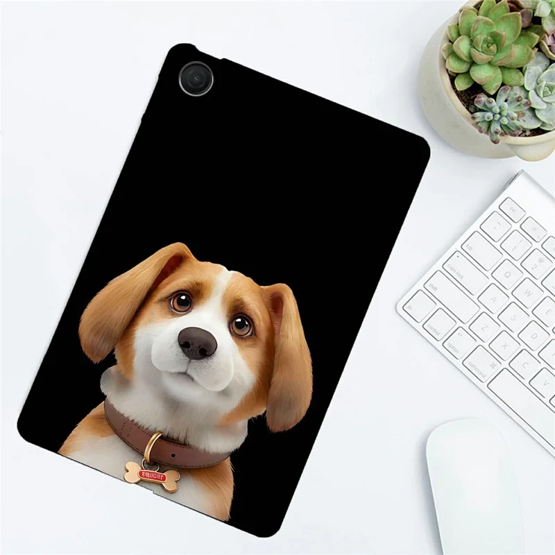 For Xiaomi Redmi Pad 2 9.7 Case Pattern Printing Slim TPU Tablet Protective Cover - Harrier Beagle