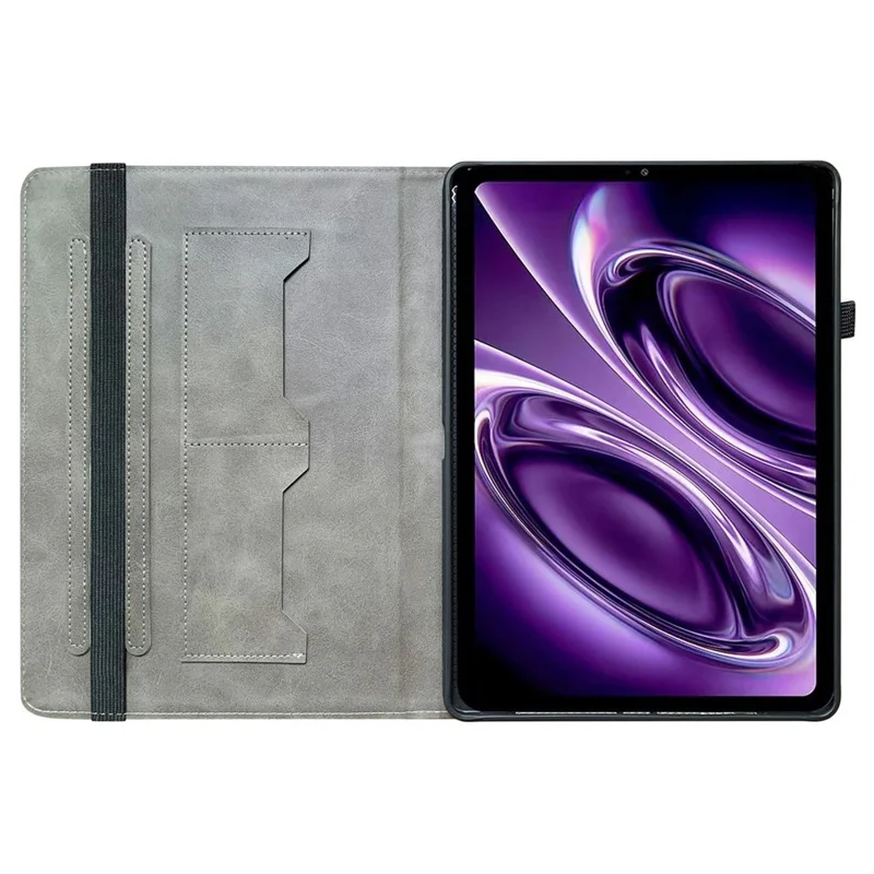 Leather Case For Xiaomi Redmi K Pad 2 Pattern Printed Stand Tablet Cover with Card Slots - Pink Butterfly